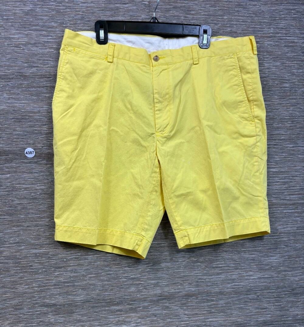 Polo Ralph Lauren Men’s Chino Shorts Yellow Stretch Classic Fit Size 40